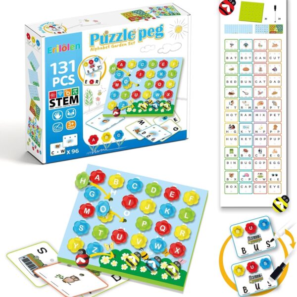 96pcs CVC Sight Words Flashcards