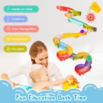 Slide Bath Toys for Kids Ages 4-8, 42 PCS - Image 2